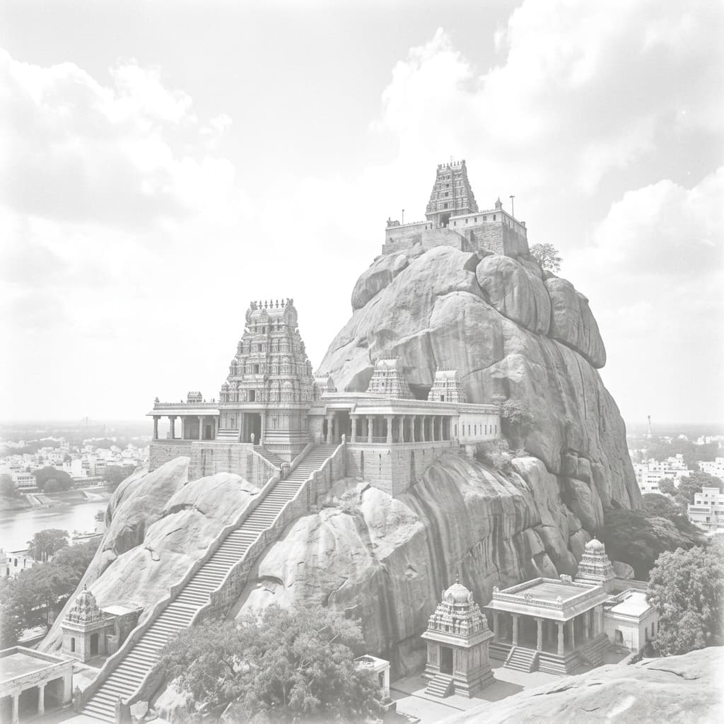 Rockfort Temple Tiruchirappalli Visual Identity